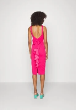 Wal G Jimmy Midi Dress - Jerseyjurk - Dark Fushia -Wal G 02fce6c0a91b4be0a1488c863b2a342b