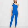 Wal G Angela Cut Out- Jumpsuit - Electric Blue -Wal G 0452ab3b04cb43019bd7d8a576ad8715