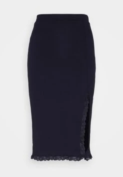 Wal G Kammi Midi Skirt - Kokerrok - Navy -Wal G 05157c11b0524de891a77a415810b17b