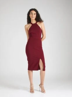 Wal G Midi Jurken Jurk MARGRET Dames Wijnrood 9 Wal G Midi Jurken Jurk MARGRET Dames Wijnrood -Wal G 05565a545eb16fdaed41fb91f0a1095d