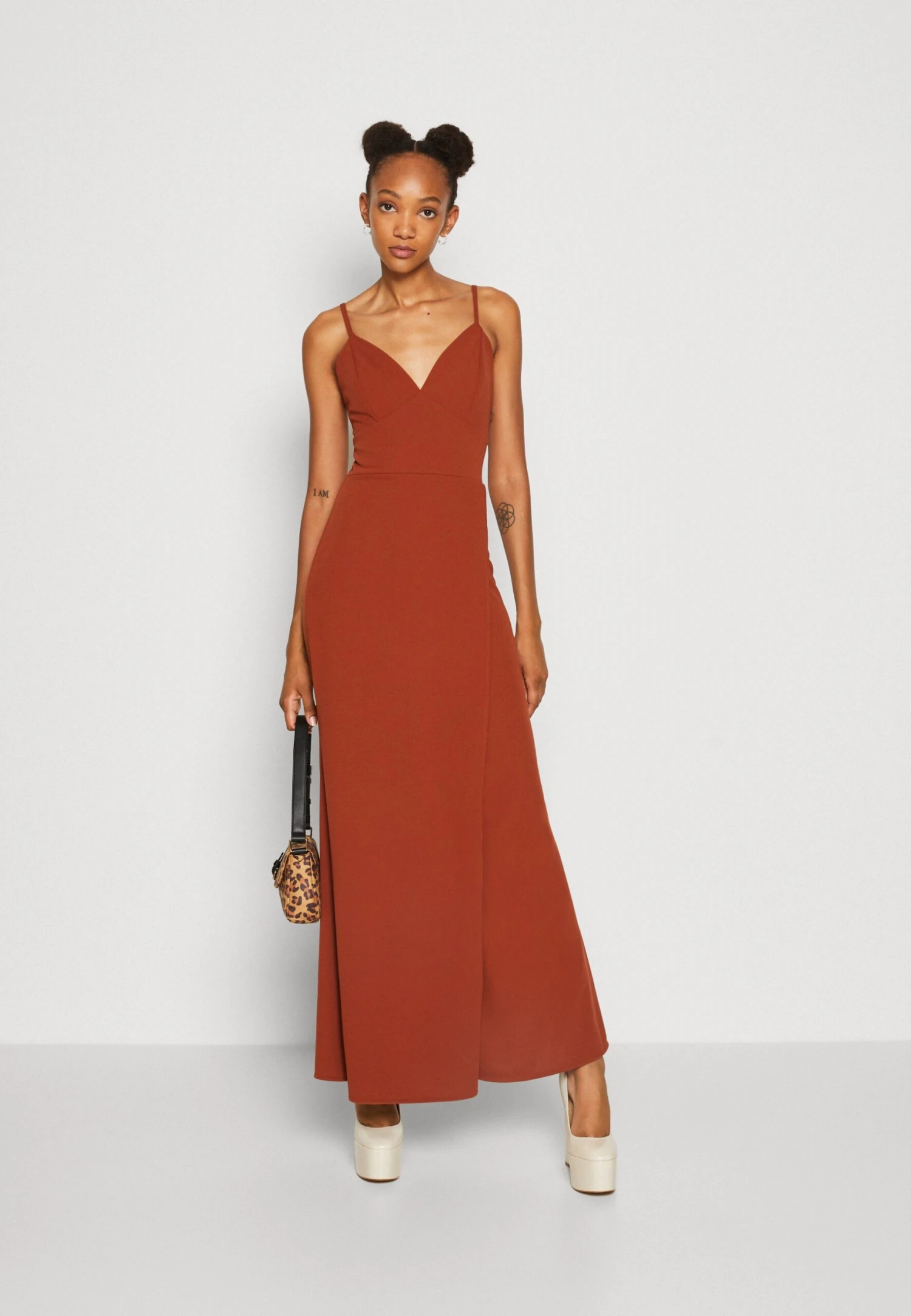 Wal G Jackie Strappy Maxi - Maxi-Jurk - Terracotta 4 Wal G Jackie Strappy Maxi - Maxi-Jurk - Terracotta - Afbeelding 2