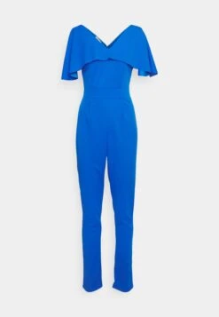 Liyavi Cape Sleeve- Jumpsuit - Electric Blue -Wal G 0668a687931e4cbf93487a02b19b6169