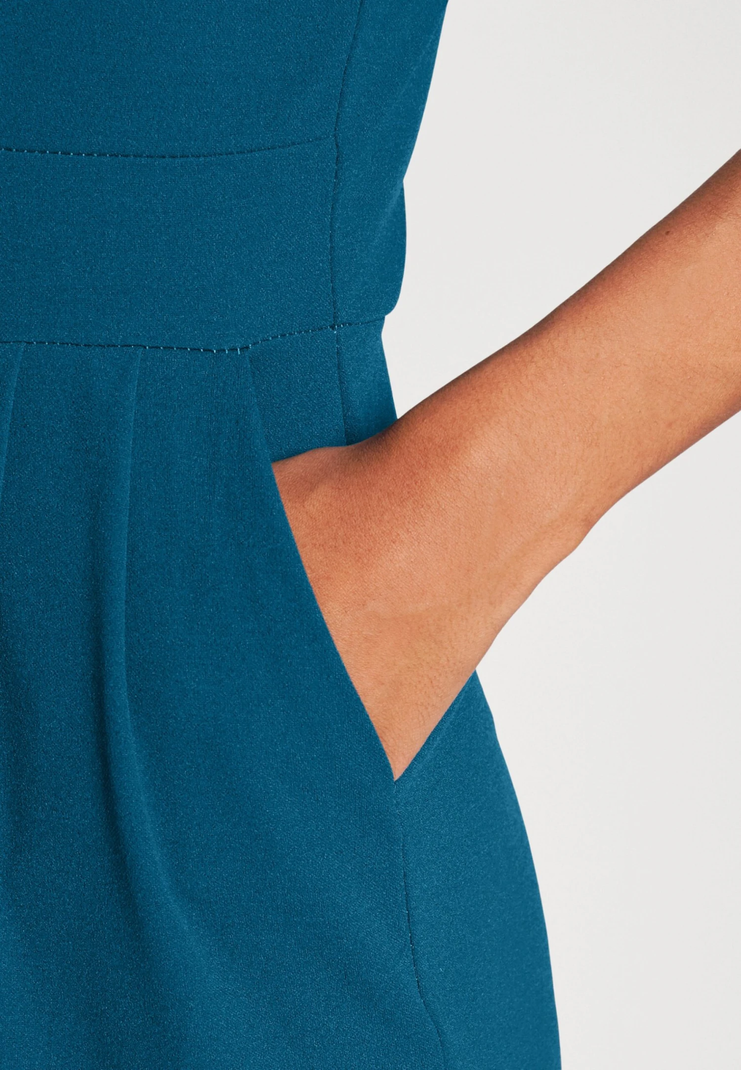 Wal G V Neck - Jumpsuit - Dark Teal Blue 7 Wal G V Neck - Jumpsuit - Dark Teal Blue - Afbeelding 5