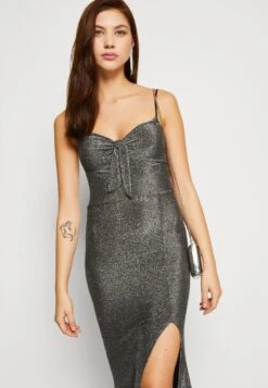 Wal G Exclusive Nye Glitter Charleston - Jerseyjurk - Silver -Wal G 082b006be81f47bc8446c1f96f07d0d3