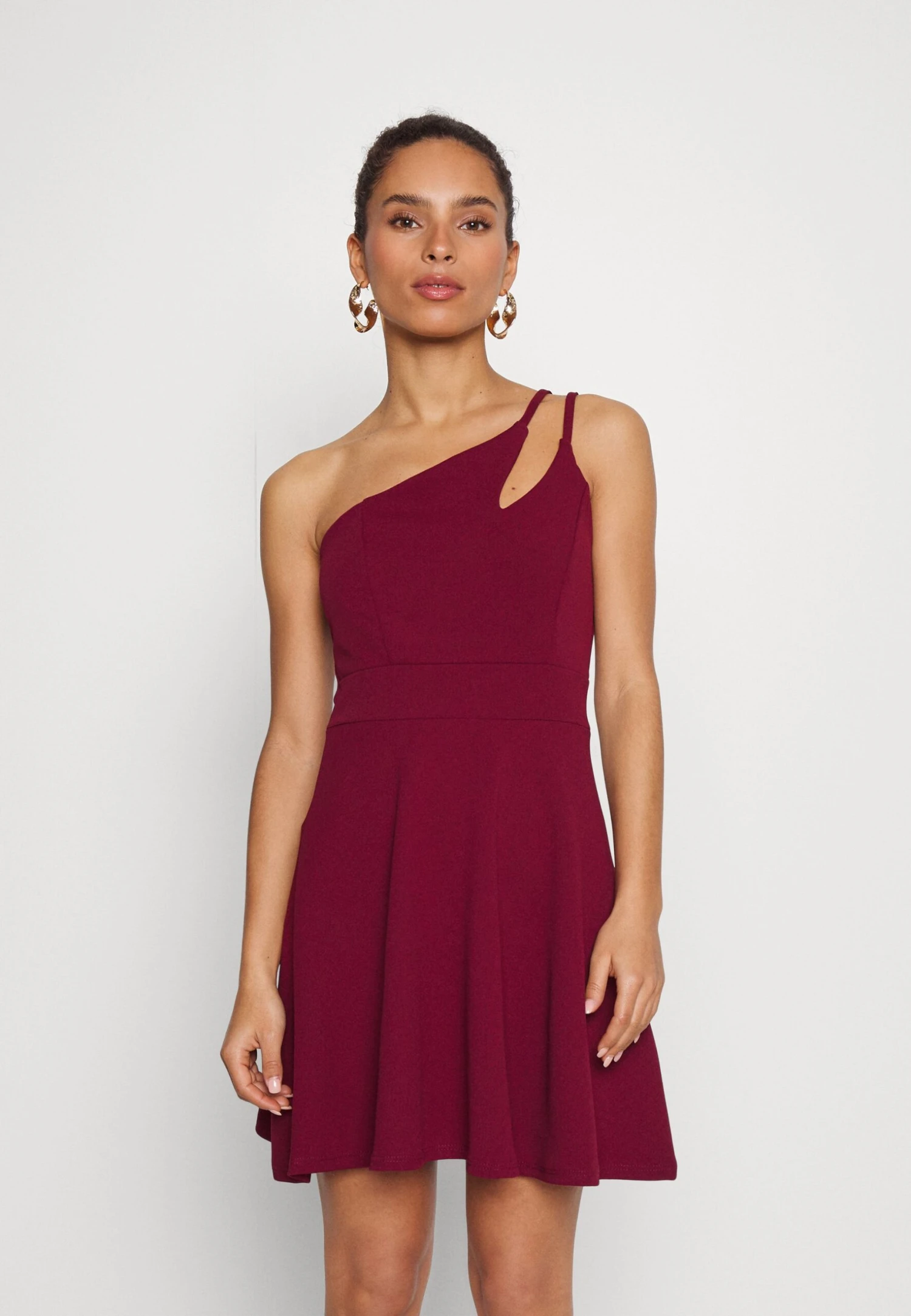 Relly Strap Skater - Cocktailjurk - Wine 3 Relly Strap Skater - Cocktailjurk - Wine