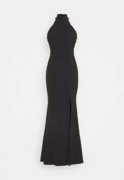 Wal G Sara Halter Neck Maxi Dress - Galajurk - Black -Wal G 0bd353944b37483f8784da0a5635a312