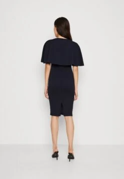 Wal G Ronny Cape Midi - Jerseyjurk - Navy Blue -Wal G 0eabcae05c60432c9a616e8320237190