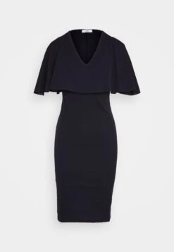 Wal G Ronny Cape Midi - Jerseyjurk - Navy Blue -Wal G 1369f025bd3b469ca571bf1e28cc997d