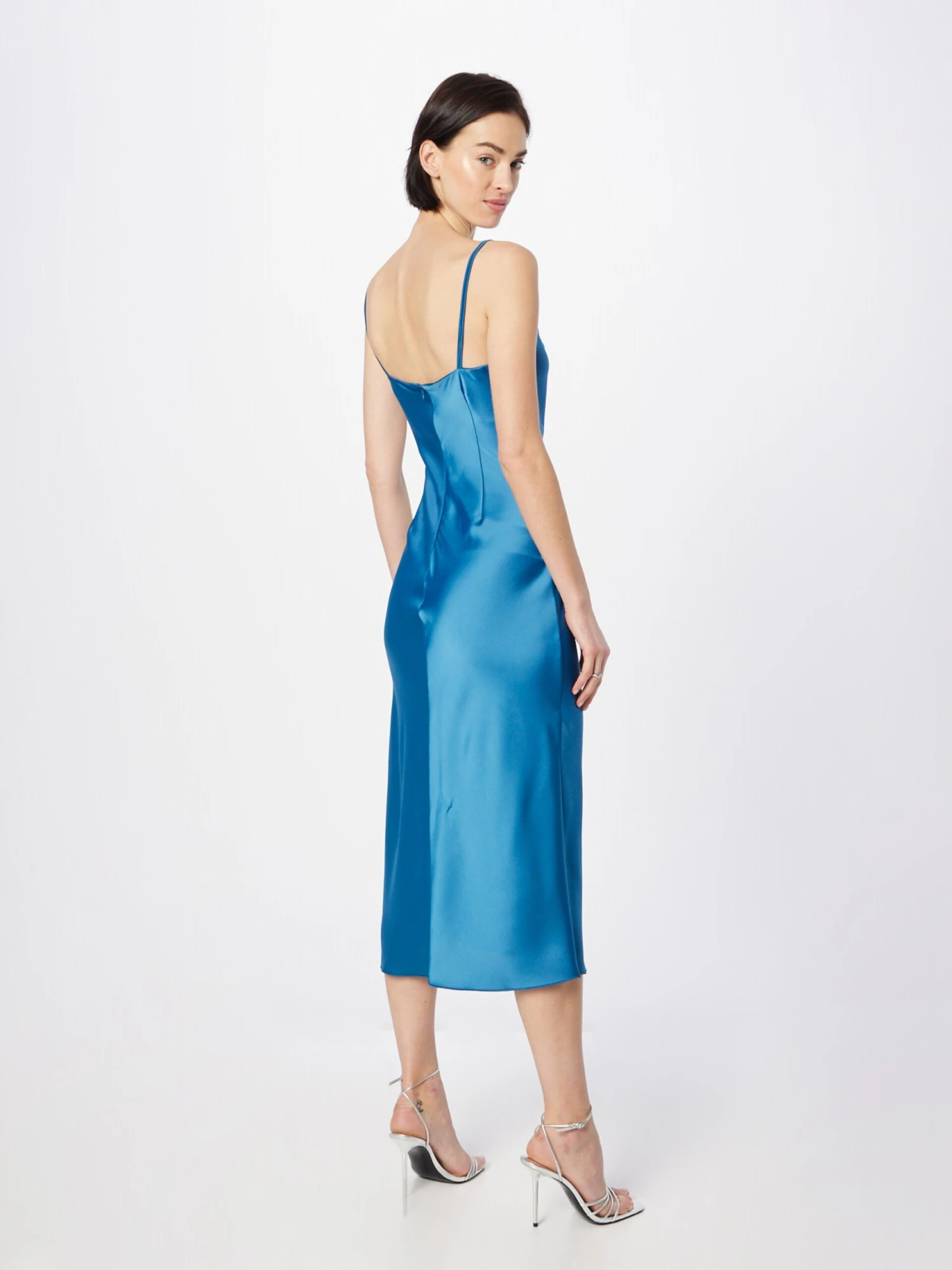 Wal G Midi Jurken Jurk CARA Dames Blauw 6 Wal G Midi Jurken Jurk CARA Dames Blauw - Afbeelding 4