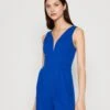 Wal G Cleo V Neck Playlist - Jumpsuit - Electric Blue -Wal G 161ee32247684792bfa80441c09e34d4
