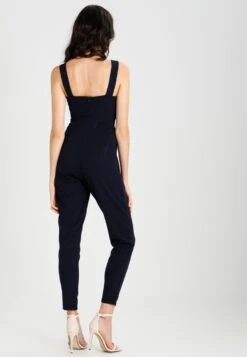 Wal G V Neck - Jumpsuit - Navy -Wal G 1790d71154e64b55b883a7fa7abead63