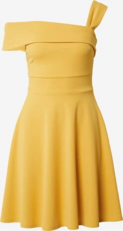 Wal G Cocktailjurken Cocktailjurk NOELLE Dames Geel
