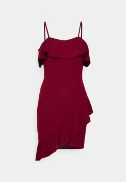 Revra Strappy Frill Skater - Jerseyjurk - Berry Wine 10 Revra Strappy Frill Skater - Jerseyjurk - Berry Wine -Wal G 198373f38e3241a6a5b6bad58a7a9387