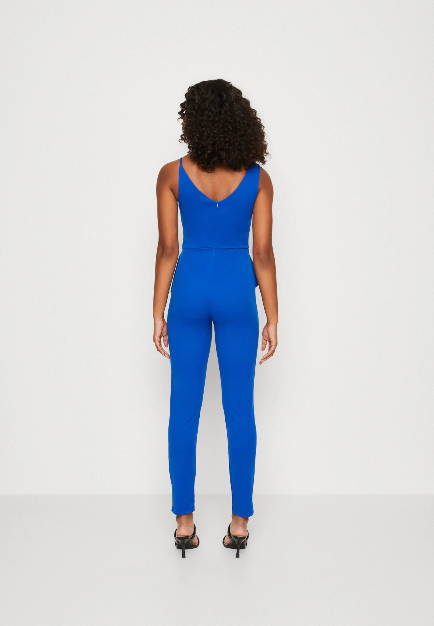 Wal G Xena Peplum - Jumpsuit - Electric Blue 5 Wal G Xena Peplum - Jumpsuit - Electric Blue - Afbeelding 3