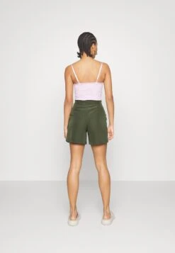 Wal G Tami Pleat Short - Shorts - Khaki 8 Wal G Tami Pleat Short - Shorts - Khaki -Wal G 19b893ae45334d138fd93f5b6eb500b8