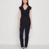 Wal G Priya Ruffle - Jumpsuit - Navy Blue -Wal G 1b7f4e50d5bc4a00bfd3d52c2739e4c5