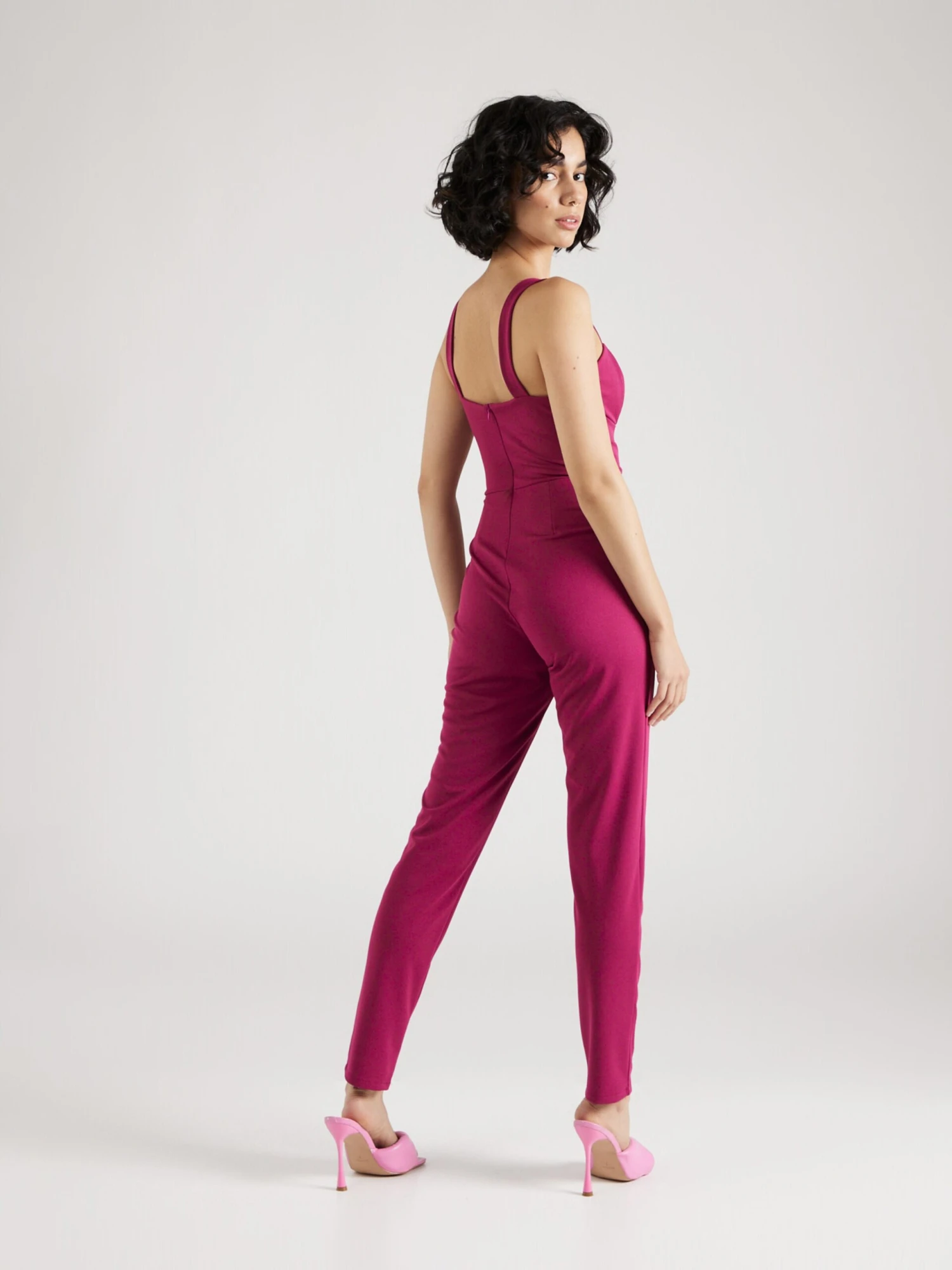 Wal G Lange Jumpsuits Jumpsuit ERIN Dames Fuchsia 6 Wal G Lange Jumpsuits Jumpsuit ERIN Dames Fuchsia - Afbeelding 4