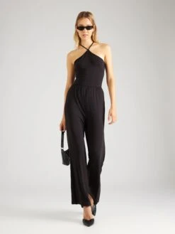 Wal G Lange Jumpsuits Jumpsuit HENNY Dames Zwart -Wal G 1df71498b43a461f0a09dc53daa7c698