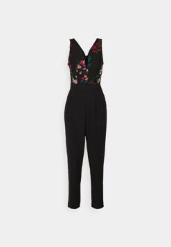 Contrast Plunge - Jumpsuit - Black 14 Contrast Plunge - Jumpsuit - Black -Wal G 1e900ae158c344c2b7801296e39d3200