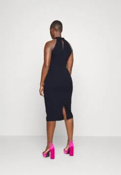 Stace Halter Neck Midi - Cocktailjurk - Navy Blue -Wal G 225989d03c394c78ad60a61826255410