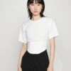 Wal G Hani Corset Top - T-Shirt Basic - White 1 Wal G Hani Corset Top - T-Shirt Basic - White -Wal G 24f3dbd33a1147238ea7f1730c6dfdd9