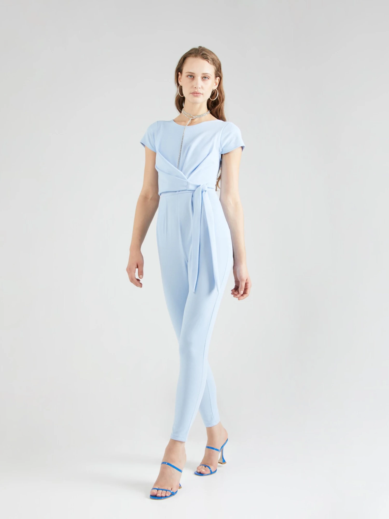 Wal G Lange Jumpsuits Jumpsuit Dames Lichtblauw 7 Wal G Lange Jumpsuits Jumpsuit Dames Lichtblauw - Afbeelding 5