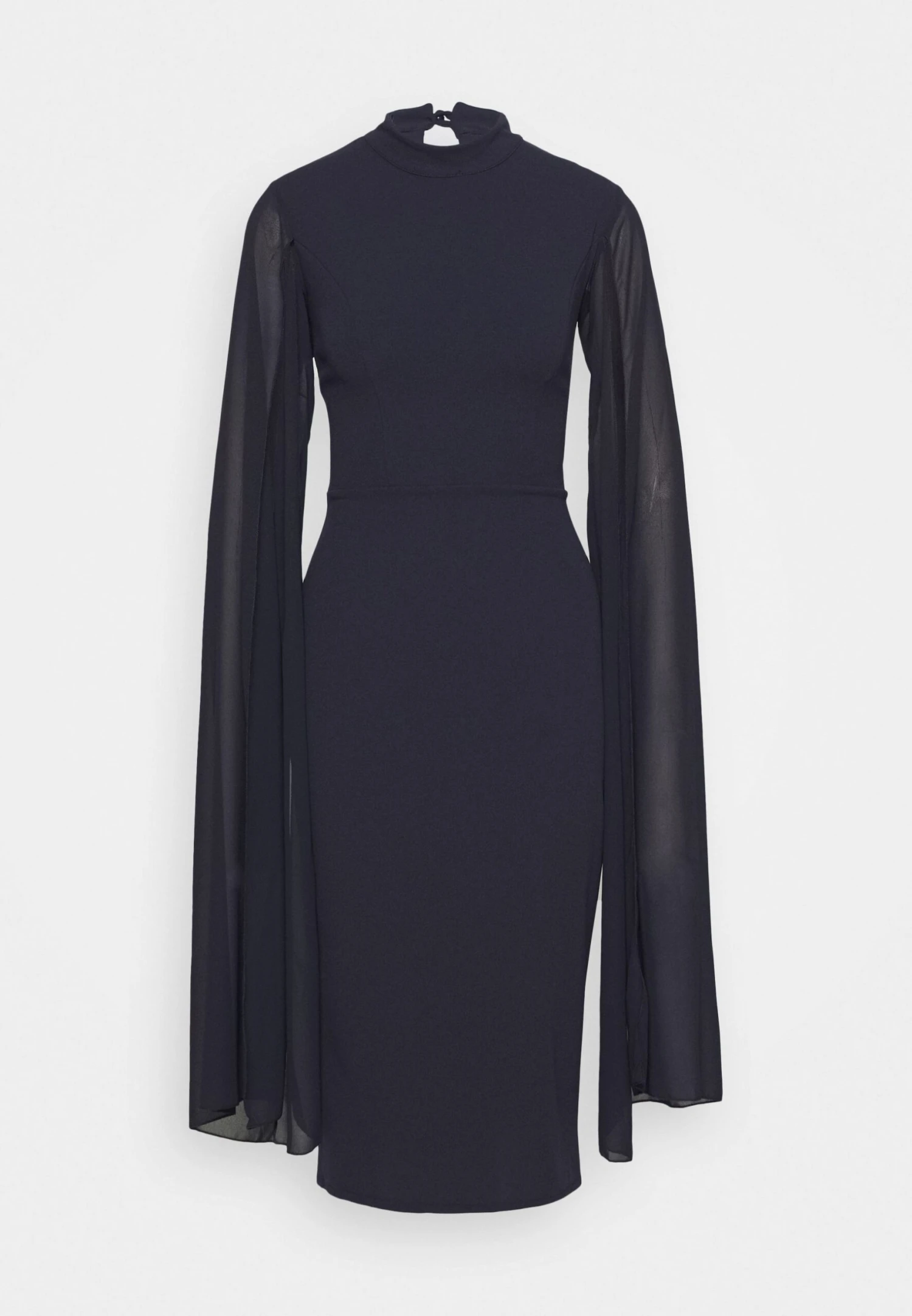 Wal G Cape Sleeve Dress - Cocktailjurk - Navy Blue 7 Wal G Cape Sleeve Dress - Cocktailjurk - Navy Blue - Afbeelding 5