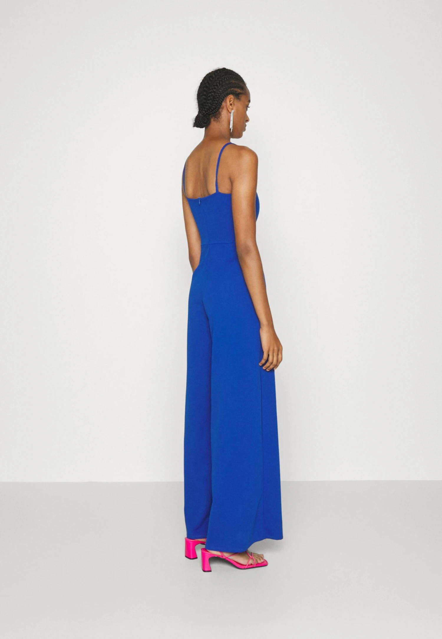 Havana Sweetheart Neck Jumpsuit - Jumpsuit - Electric Blue 5 Havana Sweetheart Neck Jumpsuit - Jumpsuit - Electric Blue - Afbeelding 3