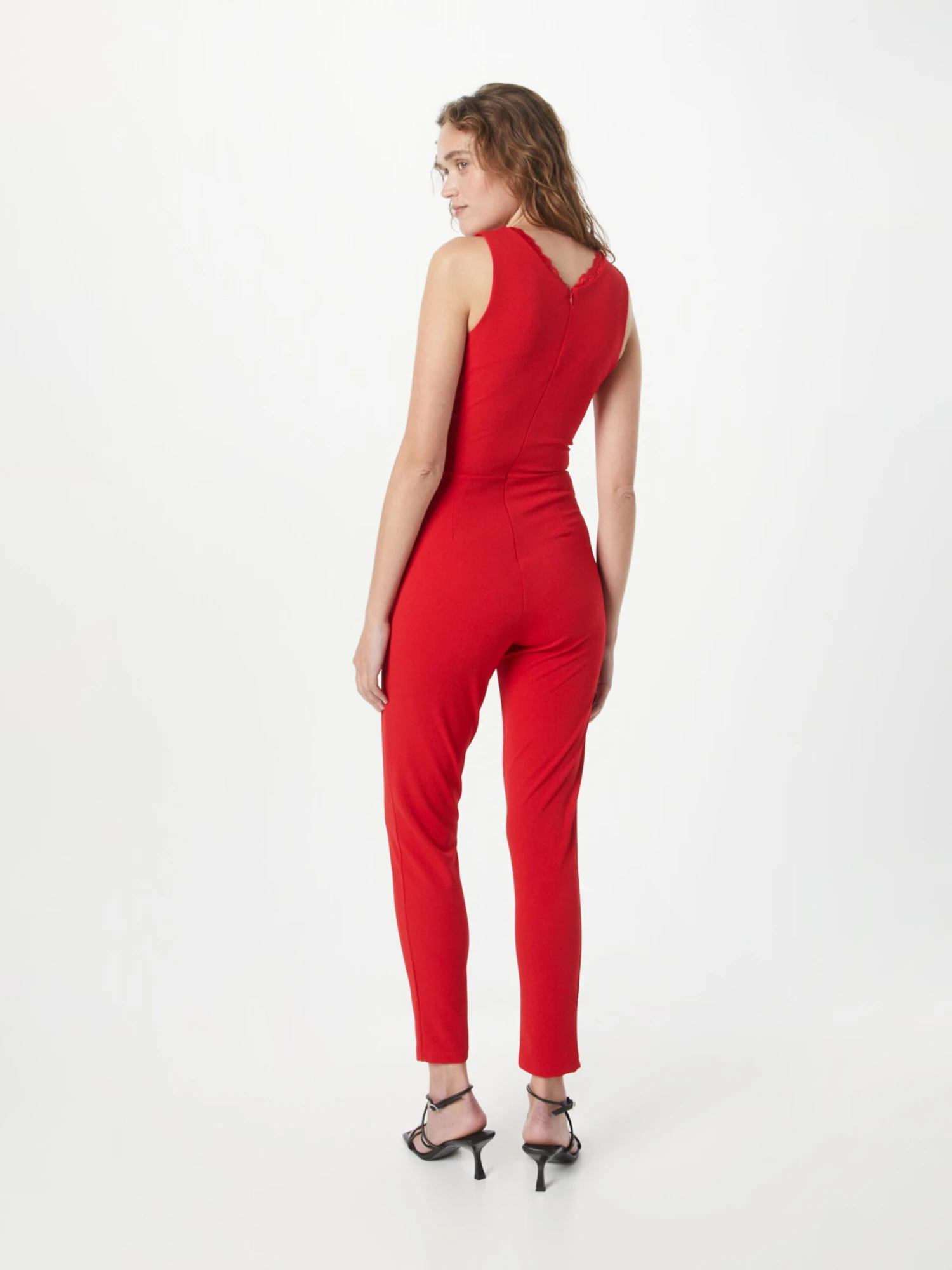 Wal G Lange Jumpsuits Jumpsuit GENIE Dames Rood 6 Wal G Lange Jumpsuits Jumpsuit GENIE Dames Rood - Afbeelding 4