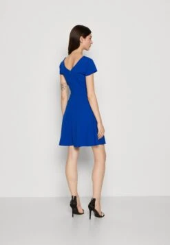 Wal G Milly Knot Ruffle Skater - Jerseyjurk - Electric Blue -Wal G 2e1956f1f78e403caf80101b069e936a