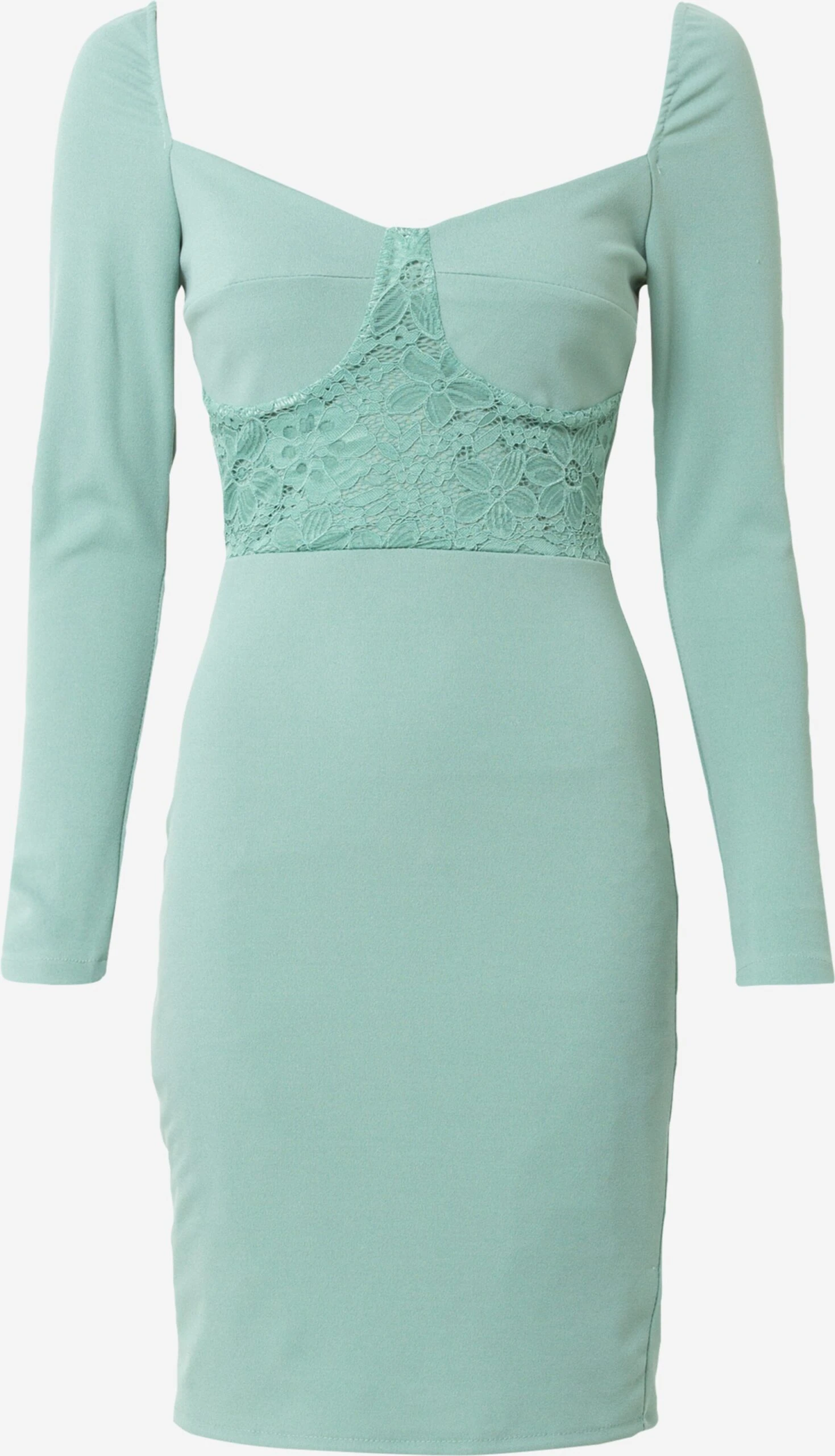 Wal G Cocktailjurken Cocktailjurk TERESA Dames Pastelgroen 3 Wal G Cocktailjurken Cocktailjurk TERESA Dames Pastelgroen