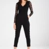 Wal G Blake Long Sleeve - Jumpsuit - Black 1 Wal G Blake Long Sleeve - Jumpsuit - Black -Wal G 33a91274d6b746fbbe95ee135db3f03f