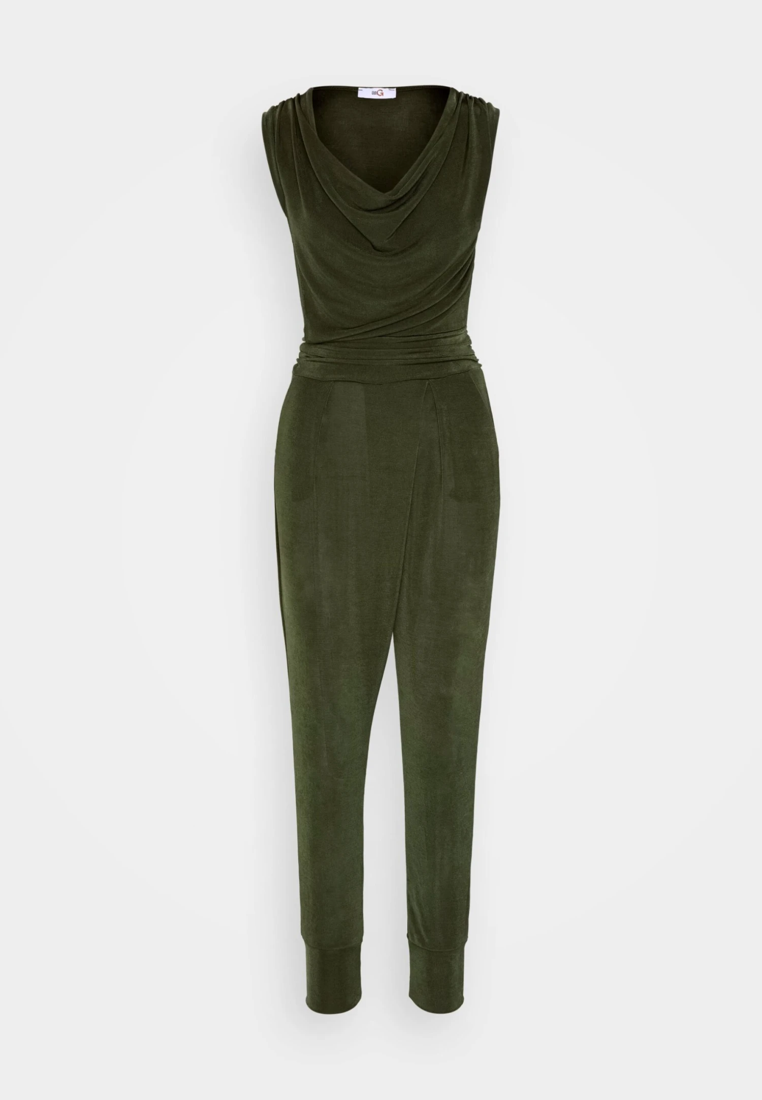 Wal G Ronny Slough Neck - Jumpsuit - Olive Green 7 Wal G Ronny Slough Neck - Jumpsuit - Olive Green - Afbeelding 5