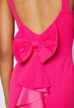 Wal G Jimmy Midi Dress - Jerseyjurk - Dark Fushia -Wal G 3c179a1ea89c43b1b93042c086c8cb7b