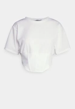 Wal G Hani Corset Top - T-Shirt Basic - White 12 Wal G Hani Corset Top - T-Shirt Basic - White -Wal G 3cee15814bb647079e90331fe4dc9573