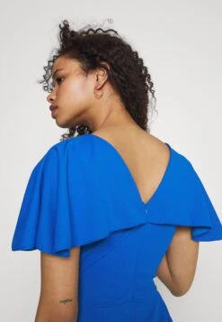 Liyavi Cape Sleeve- Jumpsuit - Electric Blue -Wal G 3e52006f3fb846fead80ba04bac05c21