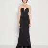 Wal G Maddy V Neck Maxi - Jerseyjurk - Black -Wal G 3efc53bbf4e844898c722ab249abba6c