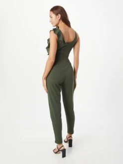 Wal G Lange Jumpsuits Jumpsuit IMAANI Dames Kaki -Wal G 41417ff6764b19bac93a19b7f31bf632