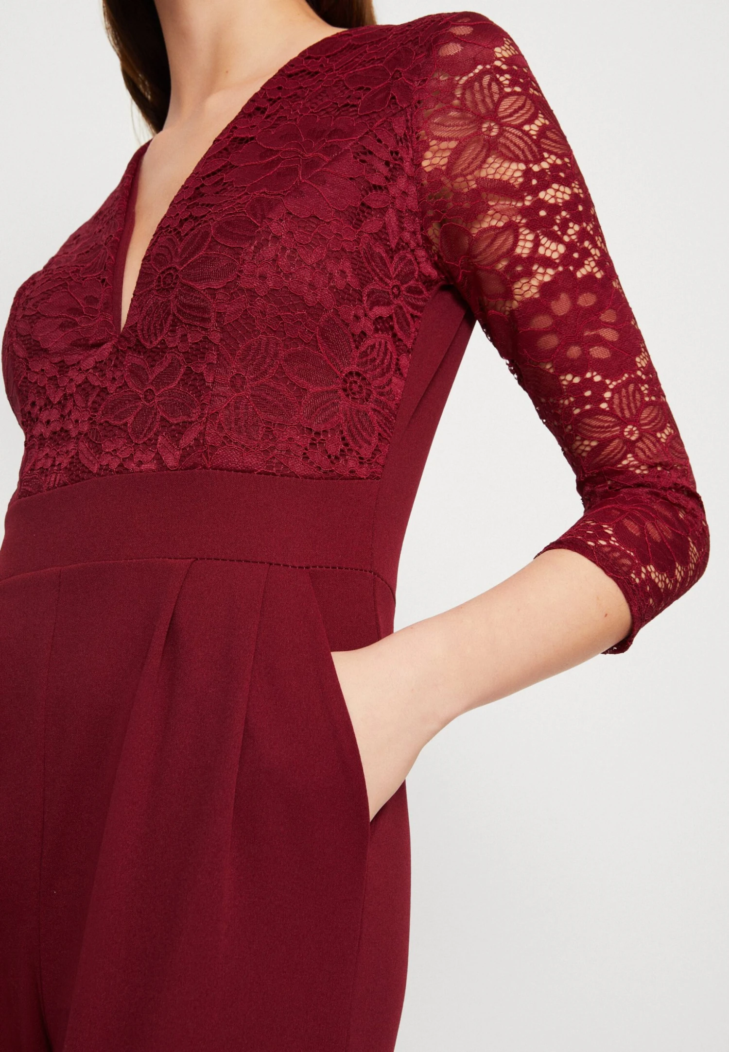 Wal G Lee - Jumpsuit - Wine 8 Wal G Lee - Jumpsuit - Wine - Afbeelding 6