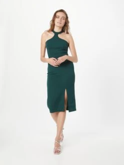 Wal G Cocktailjurken Cocktailjurk LEXI Dames Smaragd -Wal G 42f6bf2b6f4b62d7e5d562a5badddaa4