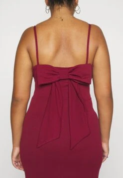 Ray Bow Midi - Etui-Jurk - Wine -Wal G 45d87a05ca15446d80ddd07e177ad307