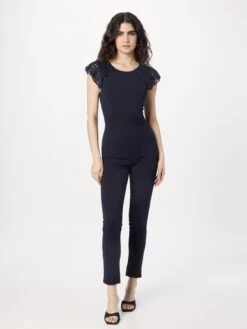 Wal G Lange Jumpsuits Jumpsuit SARAH Dames Navy -Wal G 46a325661fe2003710237d37695f4b33