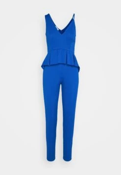 Wal G Xena Peplum - Jumpsuit - Electric Blue 12 Wal G Xena Peplum - Jumpsuit - Electric Blue -Wal G 470b9813fd5c4b8b85a7ce800531aed3