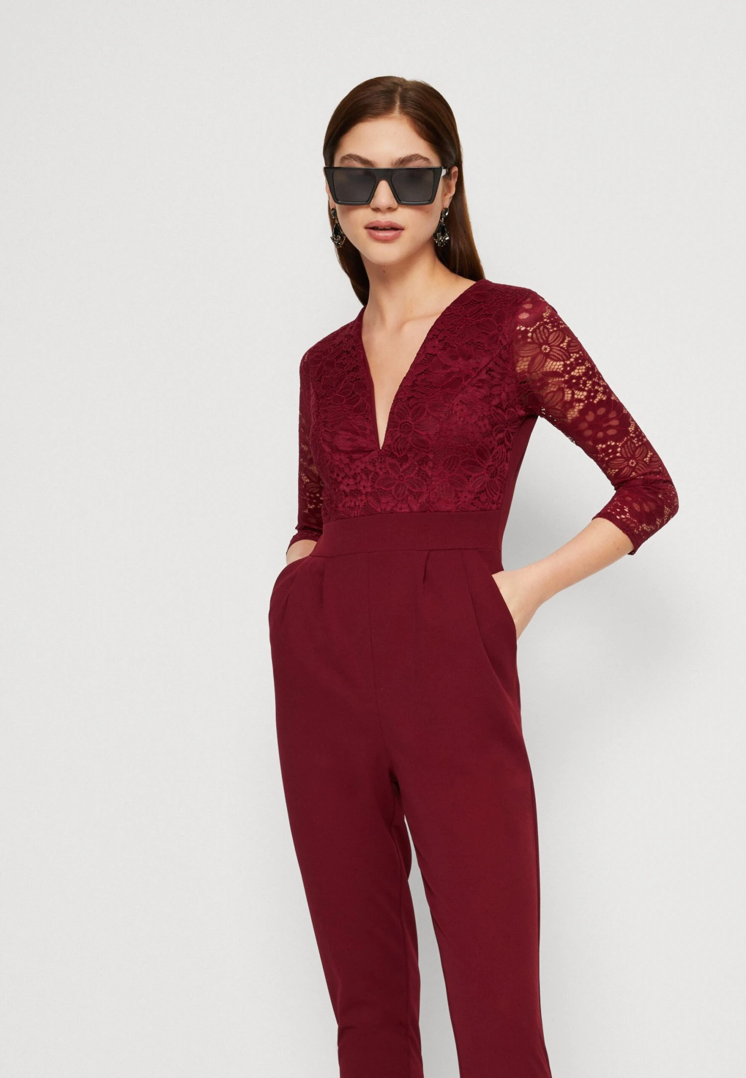 Wal G Lee - Jumpsuit - Wine 6 Wal G Lee - Jumpsuit - Wine - Afbeelding 4