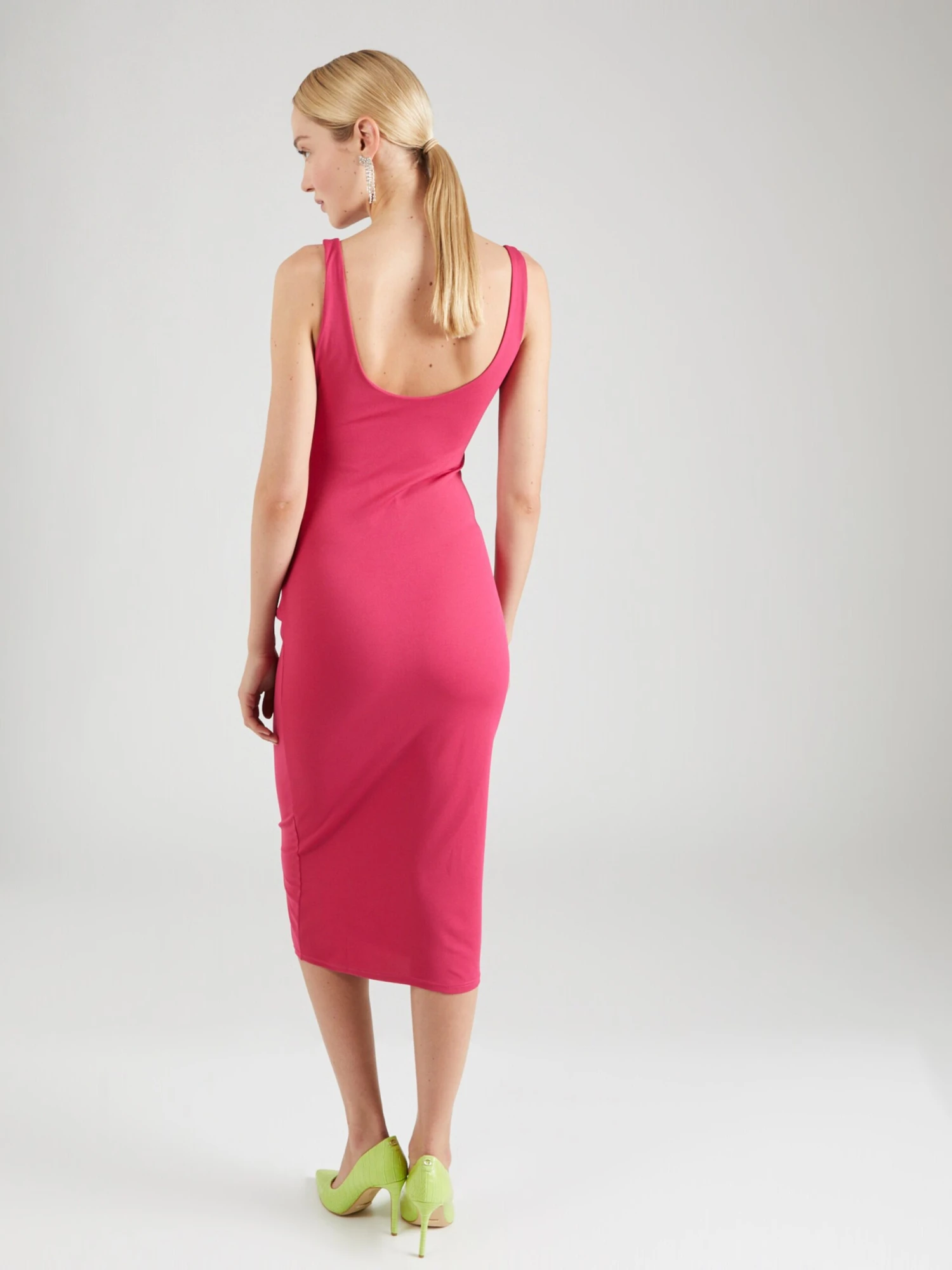 Wal G Maxi Jurken Jurk MIMA Dames Fuchsia 8 Wal G Maxi Jurken Jurk MIMA Dames Fuchsia - Afbeelding 6