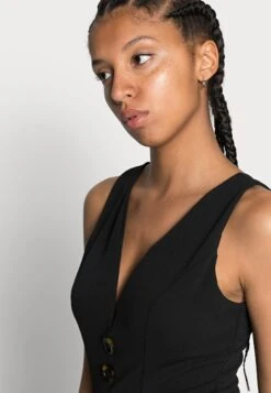 Wal G Tortoise Button Body - Top - Black -Wal G 4be3a6cb36564ab5b64cac860e1ebb7e