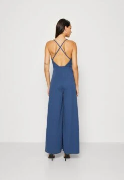 Wal G Aiden Cross Back - Jumpsuit - Denim Blue 10 Wal G Aiden Cross Back - Jumpsuit - Denim Blue -Wal G 4e7f86fc7813479bb8213fcc24f13c4c