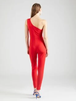 Wal G Lange Jumpsuits Jumpsuit MICA Dames Rood -Wal G 4eeefa6e12b6831f16ab3b273f62ac70