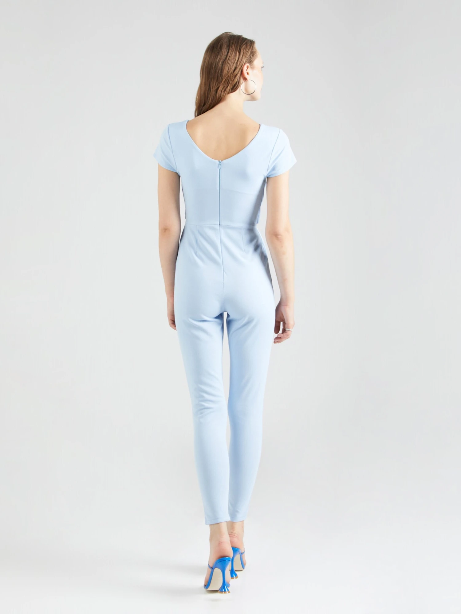 Wal G Lange Jumpsuits Jumpsuit Dames Lichtblauw 6 Wal G Lange Jumpsuits Jumpsuit Dames Lichtblauw - Afbeelding 4