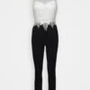 Jumpsuit - Black/White -Wal G 56b247b6a1c446edb0d2139e972a6d30